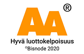 AA luottokelpoisuus Bisnode 2020